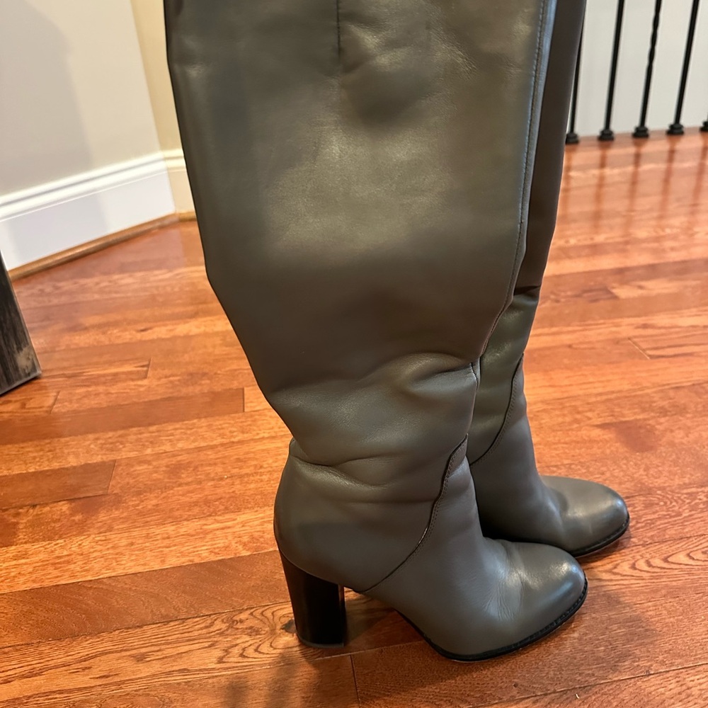 Sam Edelman Dark Gray Heeled Boots